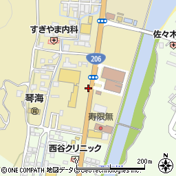 長崎県長崎市琴海村松町716-1周辺の地図