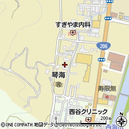 長崎県長崎市琴海村松町723周辺の地図