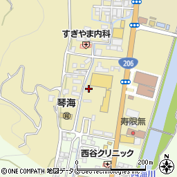 長崎県長崎市琴海村松町721周辺の地図