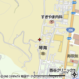 長崎県長崎市琴海村松町1625周辺の地図