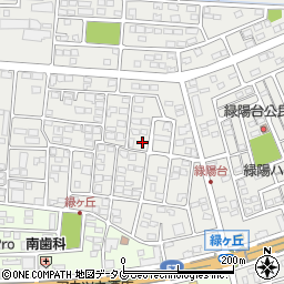 熊本県菊池郡菊陽町原水1184-19周辺の地図