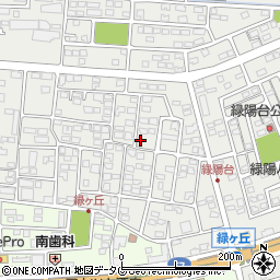 熊本県菊池郡菊陽町原水1184-8周辺の地図