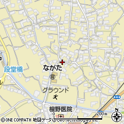 長崎県諫早市長田町13周辺の地図