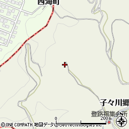 長崎県西彼杵郡時津町子々川郷142周辺の地図