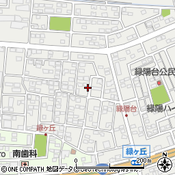 熊本県菊池郡菊陽町原水1184-18周辺の地図