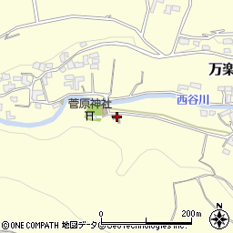 万楽寺老人憩の家周辺の地図