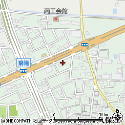 味千拉麺菊陽バイパス店周辺の地図