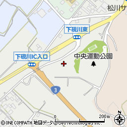 熊本市立　北部公園運動施設周辺の地図