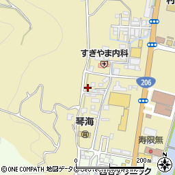 長崎県長崎市琴海村松町730周辺の地図