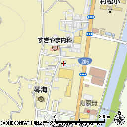 長崎県長崎市琴海村松町720周辺の地図