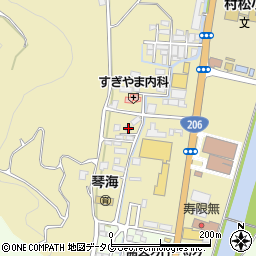 長崎県長崎市琴海村松町727周辺の地図