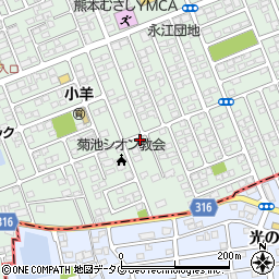 ガーデンパレス弐番館周辺の地図