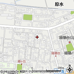 熊本県菊池郡菊陽町原水1184-11周辺の地図