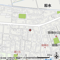 熊本県菊池郡菊陽町原水1184-1周辺の地図