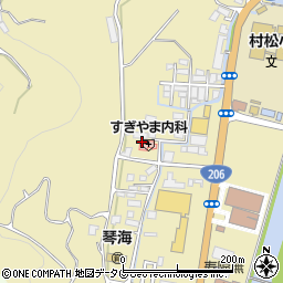 長崎県長崎市琴海村松町729周辺の地図