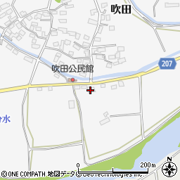 熊本県菊池郡大津町吹田153周辺の地図