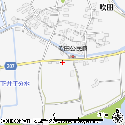 熊本県菊池郡大津町吹田95周辺の地図