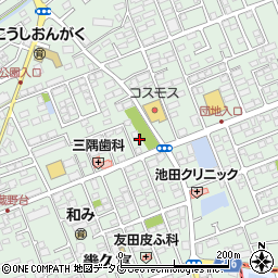 熊本ヤクルト株式会社　合志センター周辺の地図