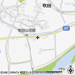 熊本県菊池郡大津町吹田155周辺の地図