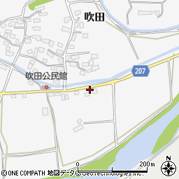 熊本県菊池郡大津町吹田161周辺の地図