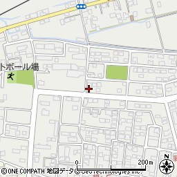熊本県菊池郡菊陽町原水1136-20周辺の地図