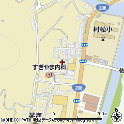 長崎県長崎市琴海村松町736-1周辺の地図