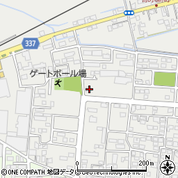 熊本県菊池郡菊陽町原水1328-14周辺の地図