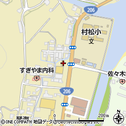 長崎県長崎市琴海村松町740周辺の地図