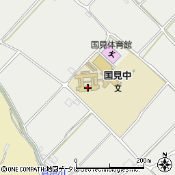 雲仙市立国見中学校周辺の地図