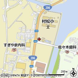 村松郵便局周辺の地図