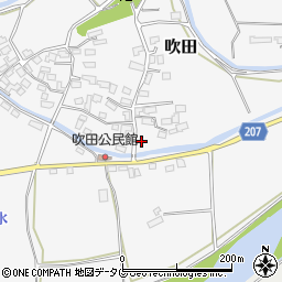 熊本県菊池郡大津町吹田310周辺の地図