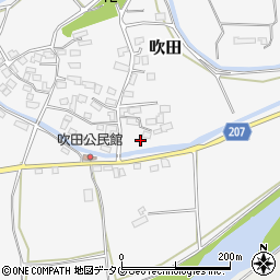 熊本県菊池郡大津町吹田307周辺の地図