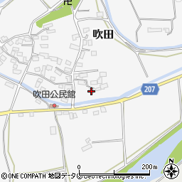 熊本県菊池郡大津町吹田305周辺の地図