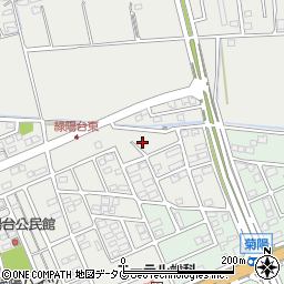 緑陽台東公園周辺の地図