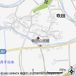 熊本県菊池郡大津町吹田335周辺の地図