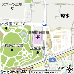 菊陽町図書館ホール周辺の地図