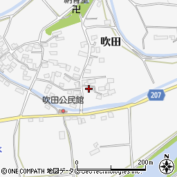 熊本県菊池郡大津町吹田311周辺の地図