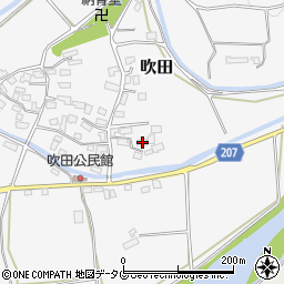 熊本県菊池郡大津町吹田303周辺の地図