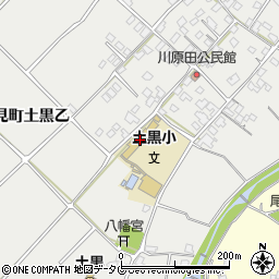 雲仙市立土黒小学校周辺の地図