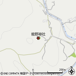 能野神社周辺の地図