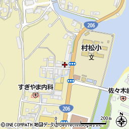 長崎県長崎市琴海村松町743周辺の地図