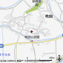 熊本県菊池郡大津町吹田324周辺の地図