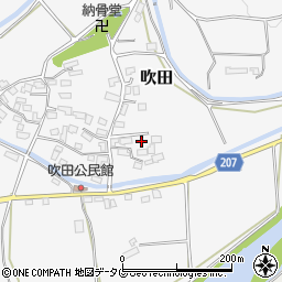 熊本県菊池郡大津町吹田313周辺の地図