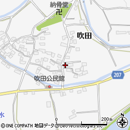 熊本県菊池郡大津町吹田312周辺の地図