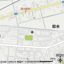 熊本県菊池郡菊陽町原水1130-5周辺の地図
