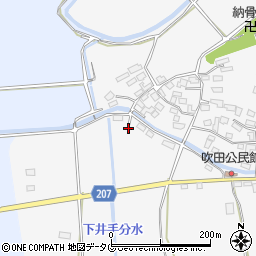 熊本県菊池郡大津町吹田376周辺の地図