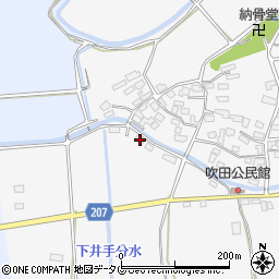 熊本県菊池郡大津町吹田77周辺の地図