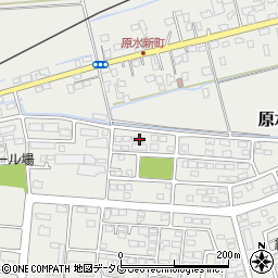 熊本県菊池郡菊陽町原水1130-2周辺の地図