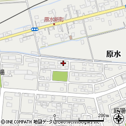 熊本県菊池郡菊陽町原水1130-3周辺の地図