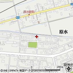 熊本県菊池郡菊陽町原水1130-4周辺の地図